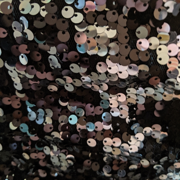 Sequin n tunic /micro mini - Picture 3 of 5
